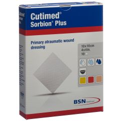 Cutimed Sorbion Plus 10x10cm 10 Stk