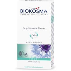 BIOKOSMA Pure crème régulatrice 24h 50 ml