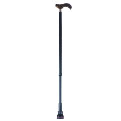 Dr. Cane Metallstock 78-103cm schwarz Derbygriff auf Hartholz, >180kg