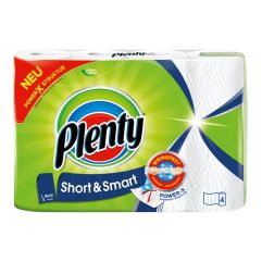 PLENTY papier ménage Short&Smart 74 flles 4 pce