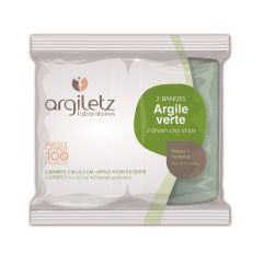 ARGILETZ argile verte inst 5mx8.5cm bandes 2 pce