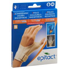 Epitact starre Daumenbandage NACHT M 15-17cm links