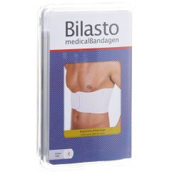 Bilasto Rippenbruchbandage S weiss Unisex