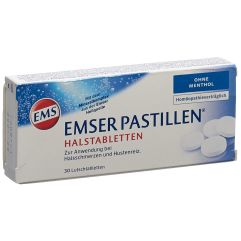 EMSER pastilles sans menthol 30 pce