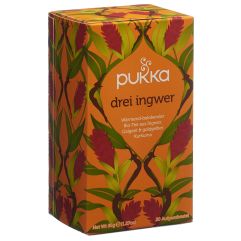 Pukka Drei Ingwer Tee Bio Btl 20 Stk