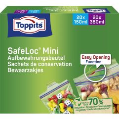 TOPPITS Mini Zip sacs multi-usages 40 pce