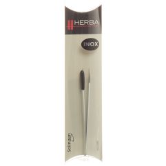 Herba Pinzette spitz Inox weiss