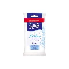 TEMPO lingettes humide Fresh to go Pure 10 pce