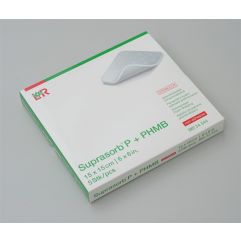 SUPRASORB P+PHMB pansement mousse 15x15cm 5 pce