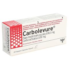 CARBOLEVURE caps adult 20 pce