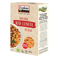 EXPLORE CUISINE penne aux lentilles cora bio 250 g