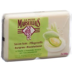 LE PETIT MARSEILLAIS savon amande douce 2 x 100 g