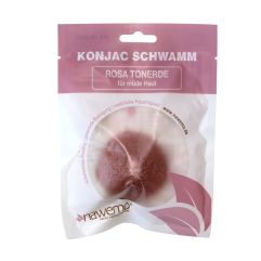 nawemo Konjac Schwamm rosa Tonerde