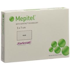 Mepitel Wundauflage 5x7cm Silikon Btl 5 Stk