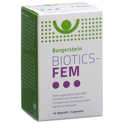 BURGERSTEIN Biotics-FEM caps 14 pce
