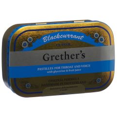 Grethers Blackcurrant Pastillen Ds 110 g