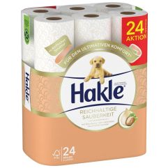 HAKLE propreté riche Shea Butter rouleau 24 pce