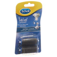 SCHOLL Velvet Smooth Pedi roul ext exfo Diam 2 pce