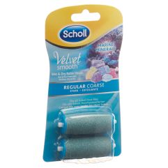 SCHOLL Velvet Smooth Pedi roul exfo miné mar 2 pce