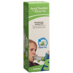 AEROCHAMBER PLUS Flow-Vu s masque (5+ans) vert