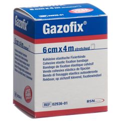 GAZOFIX bande fixation cohé 6cmx4m chair s latex