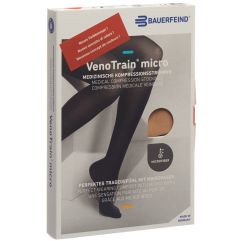 VENOTRAIN MICRO A-D KKL2 XL normal/long offene Fussspitze creme 1 Paar