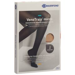 VENOTRAIN MICRO A-D KKL2 S plus/short offene Fussspitze creme 1 Paar