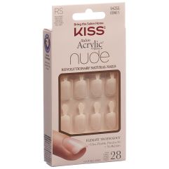 Kiss Salon Acrylic Nude Nails Breathtaking