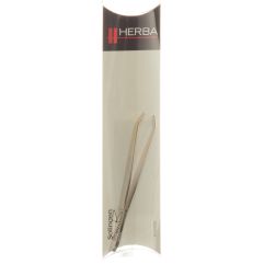 HERBA Pinzette 7.5cm Goldspitze 5360