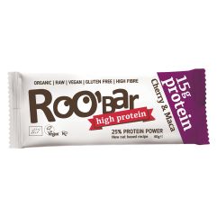 ROOBAR barre protéinée crue cerise&maca 60 g