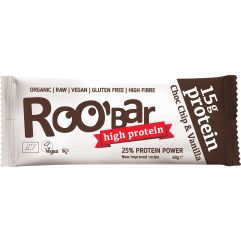 ROOBAR barre protéinée crue choco chip 60 g