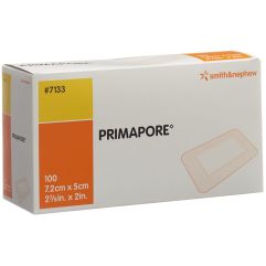 PRIMAPORE pansement adhésif 7.2x5cm stéril 100 pce