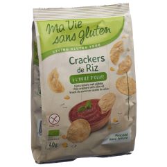 ma vie sans Gluten Reis Cräcker mit Olivenöl 40 g