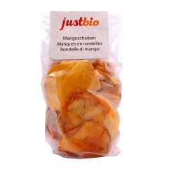 justbio Mangoscheiben Btl 400 g x 2Stk