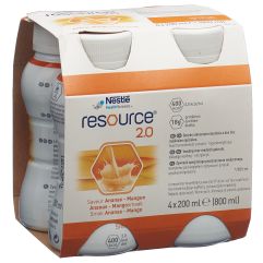 Resource 2.0 Ananas Mango 4 x 200 ml