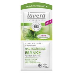 Lavera Hautklärende Maske Minze bye bye Unreinheiten 2 x 5 ml