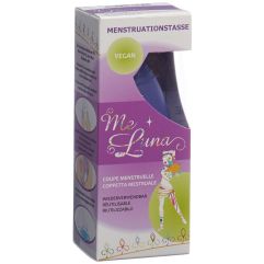 Me Luna Menstruationstasse Sport M Ring Blau-Violett