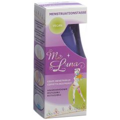 Me Luna Menstruationstasse Sport XL Ring Blau-Violett