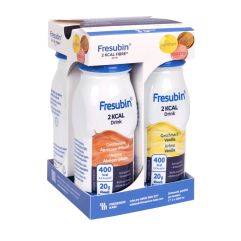 FRESUBIN 2 kcal (Fibre) DRINK assortis 4 fl 200 ml