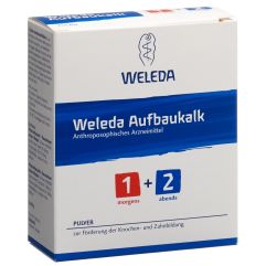 Weleda Aufbaukalk 1+2 Plv 2 Glas 45 g