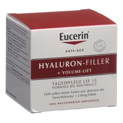 EUCERIN HYAL-FILL+Vol-Lift jour p norm mixte 50 ml