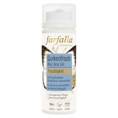 farfalla Gurkenfrisches Feuchtigkeitsgel Aloe Vera 50 ml