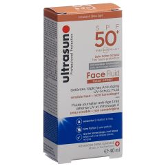 Ultrasun Face Fluid SPF50+ Tinted HONEY Fl 40 ml