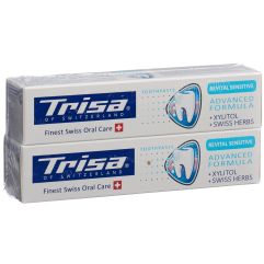 TRISA dentifrice Revital Sensitive DUO 2 x 75 ml