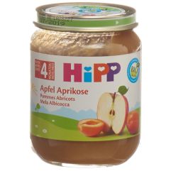 Hipp Apfel Aprikose Glas 125 g