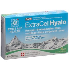 Extra Cell Hyalo für Haut und Knorpel Kaps vegan 60 Stk