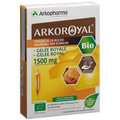 Arkoroyal Gelée Royale 1500 mg Bio 20 Trinkamp 10 ml