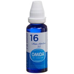 OMIDA SCHÜSSLER no16 lithi chlor dil 12 D fl 30 ml