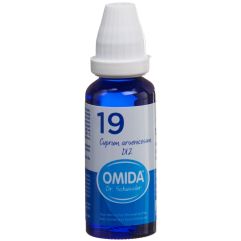 OMIDA SCHÜSSLER no19 cupr arsen dil 12 D fl 30 ml