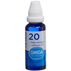 OMIDA SCHÜSSLER no20 kal alum sul dil 12 D 30 ml